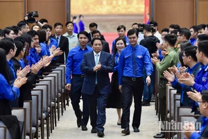 Thủ tướng Phạm Minh Chính đến dự và đối thoại với thanh niên.