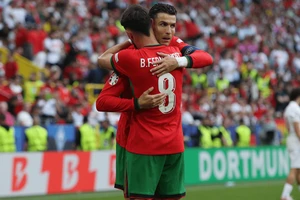 Chân sút đẳng cấp thế giới Cristiano Ronaldo đã cho khán giả chiêm ngưỡng trận cầu cống hiến và đẹp mắt. (Ảnh: Getty Images)