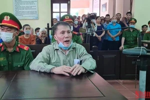 Bị cáo Hà Văn Thành tại phiên tòa xét xử. (Ảnh: Hà Hồng Hà) 