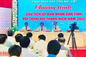 Quang cảnh buổi đối thoại.