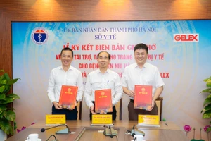 Tập đoàn GELEX tài trợ trang thiết bị y tế cho Bệnh viện Nhi Hà Nội 