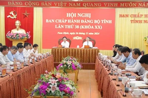 Quang cảnh hội nghị. (Ảnh: XUÂN TRƯỜNG)