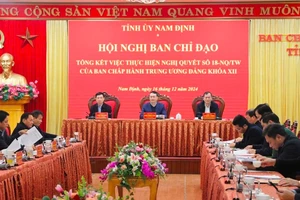 Quang cảnh phiên họp. (Ảnh: XUÂN TRƯỜNG)