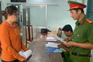 Nguyễn Thị Thúy Vân bị khởi tố về hành vi lừa đảo chiếm đoạt tài sản.