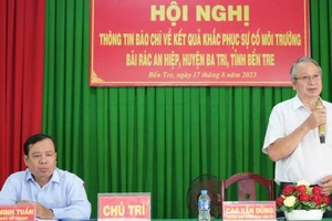 Lãnh đạo tỉnh Bến Tre chủ trì Hội nghị thông tin về kết quả khắc phục ô nhiễm môi trường tại bãi rác An Hiệp.