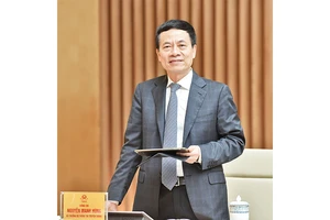Bộ trưởng Nguyễn Mạnh Hùng. Ảnh: Trần Hải