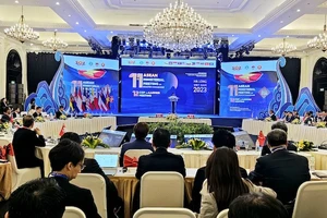 Quang cảnh Hội nghị Bộ trưởng ASEAN về Quản lý thiên tai lần thứ 11.