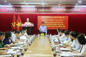 Đại tướng Lương Cường phát biểu chỉ đạo tại hội nghị.