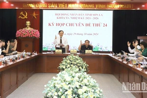 Kỳ họp chuyên đề 24, Hội đồng nhân dân tỉnh Sơn La đã xem xét, thông qua 24 nghị quyết quan trọng thuộc các nhóm lĩnh vực.