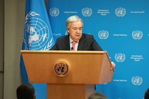 Tổng thư ký Antonio Guterres. (Ảnh: THX/TTXVN)