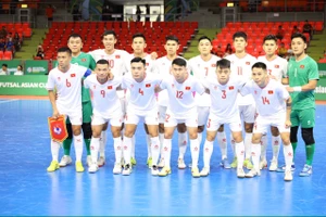 Các thành viên đội tuyển futsal Việt Nam. (Ảnh: VFF)