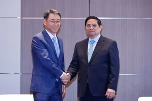 Thủ tướng Phạm Minh Chính tiếp lãnh đạo Tập đoàn Doosan Enerbility.