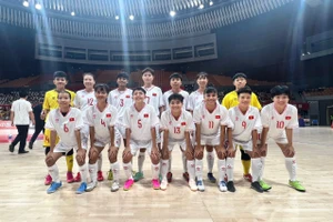 Các thành viên đội tuyển futsal nữ Việt Nam tham dự giải đấu. (Ảnh: VFF)