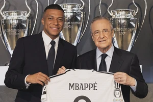 Kylian Mbappe sẽ khoác áo số 9 tại Real Madrid. (Ảnh: Real Madrid)