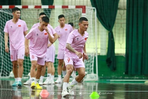 Đội tuyển futsal Việt Nam tập trung chuẩn bị cho giải vô địch futsal Đông Nam Á 2024. (Ảnh: VFF)