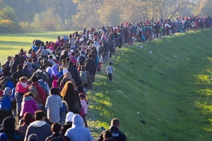Dòng người di cư bất hợp pháp đổ vào Đức qua Czech và Ba Lan tăng cao.