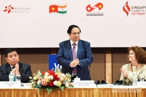 [Ảnh] Thủ tướng Phạm Minh Chính dự Diễn đàn doanh nghiệp Việt Nam thường niên
