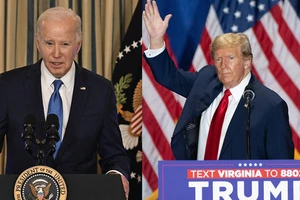 Đương kim Tổng thống Joe Biden và cựu Tổng thống Donald Trump. (Ảnh: AFP/TTXVN)