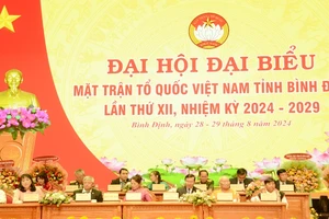 Đại hội Đại biểu Mặt trận Tổ quốc Việt Nam tỉnh Bình Định lần thứ XII, nhiệm kỳ 2024-2029.