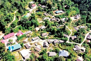 Bản làng người Hmông xanh ở xã Nậm Xé (Văn Bàn, Lào Cai) hôm nay.