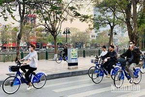 Dịch vụ xe đạp công cộng TNGo được người dân và du khách, nhất là giới trẻ trên địa bàn thành phố Hải Phòng hưởng ứng.