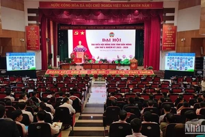 Quang cảnh Đại hội đại biểu Hội Nông dân tỉnh Đắk Nông lần thứ V, nhiệm kỳ 2023-2028.