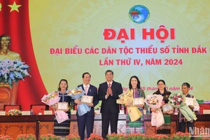 Tặng Bằng khen của Bộ trưởng, Chủ nhiệm Ủy ban Dân tộc cho các tập thể và cá nhân đạt thành tích xuất sắc.