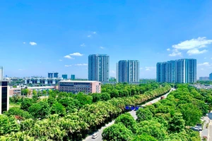 Một góc Khu đô thị Ecopark (Hưng Yên). Nguồn: BÁO HƯNG YÊN