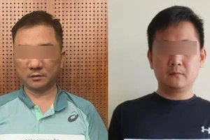 2 đối tượng Mai Anh Việt và Nguyễn Hữu Sơn.