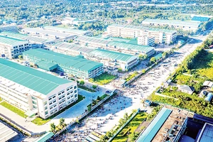 Khu công nghiệp Tân Phú Thạnh (huyện Châu Thành A, tỉnh Hậu Giang).
