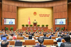 Kỳ họp thứ 9, Quốc hội khóa XV. (Ảnh: DUY LINH) 