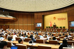 Kỳ họp thứ 9, Quốc hội khóa XV. (Ảnh: THỦY NGUYÊN)