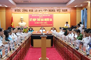 Kỳ họp lần thứ 23 của Hội đồng nhân dân tỉnh Trà Vinh.