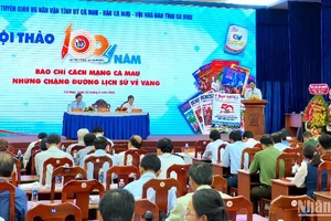 Hội thảo hướng đến kỷ niệm 100 năm Báo chí Cách mạng Việt Nam tại Cà Mau.