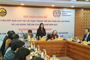 Hội thảo công bố kết quả điều tra về thực trạng trẻ em tham gia lao động và lao động trẻ em Việt Nam năm 2023.