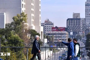 Người dân tại thủ đô Damascus, Syria. (Ảnh: THX/TTXVN)