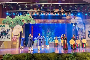 Tiết mục biểu diễn tại hội thi.
