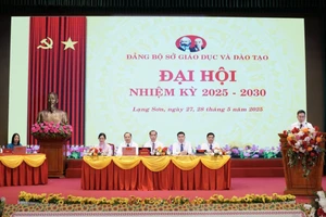 Đại hội Đảng bộ Sở Giáo dục và Đào tạo tỉnh Lạng Sơn nhiệm kỳ 2025-2030.
