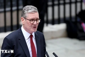 Thủ tướng Anh Keir Starmer phát biểu tại thủ đô London . (Ảnh: THX/TTXVN)