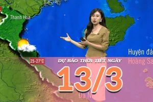 [Video] Dự báo thời tiết ngày 13/3/2025