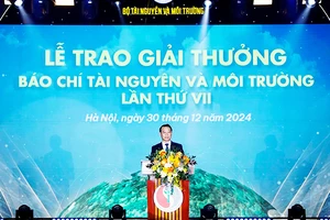 Trao giải Báo chí tài nguyên và môi trường lần thứ VII