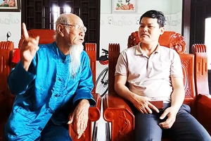Cựu chiến binh Lê Văn Đoàn kể về ký ức chiến tranh và niềm vui ngày chiến thắng.