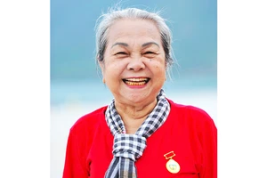 Chân dung nữ cựu tù Côn Đảo Hoàng Thị Khánh. Ảnh: NGUYỄN Á