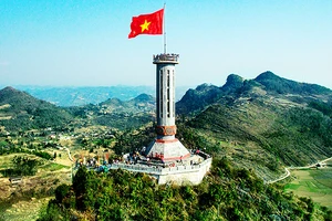 Cột cờ Lũng Cú. Ảnh: CTV