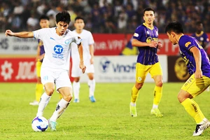 V.League có khả năng nghỉ dài nếu đội tuyển U23 Việt Nam tham dự Vòng chung kết U23 châu Á. Ảnh: LÊ MINH
