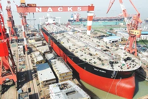 Lĩnh vực đóng tàu của Nhật Bản là một lá bài mặc cả với Mỹ. Ảnh: JAPAN NEWS
