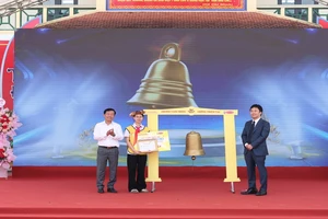 Học sinh đạt giải nhất cuộc thi Rung chuông vàng năm 2025.