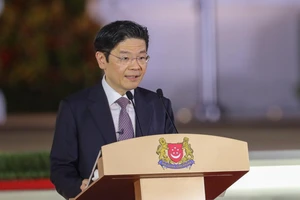 Đảng PAP của Thủ tướng Lawrence Wong giành chiến thắng trong tổng tuyển cử Singapore. (Ảnh: Tân Hoa xã)