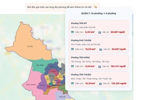 [Interactive] Các đơn vị hành chính cấp xã của TP. HCM được sắp xếp ra sao