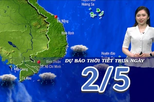 [Video] Dự báo thời tiết trưa ngày 2/5/2025: Nắng mưa đan xen